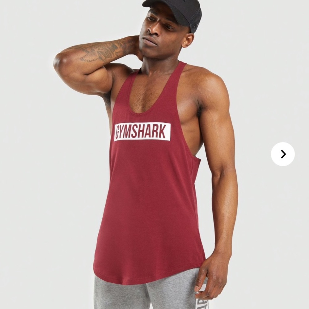 *SOLD* GYMSHARK Block Stringer Racerback Tank - Picture 5 of 7